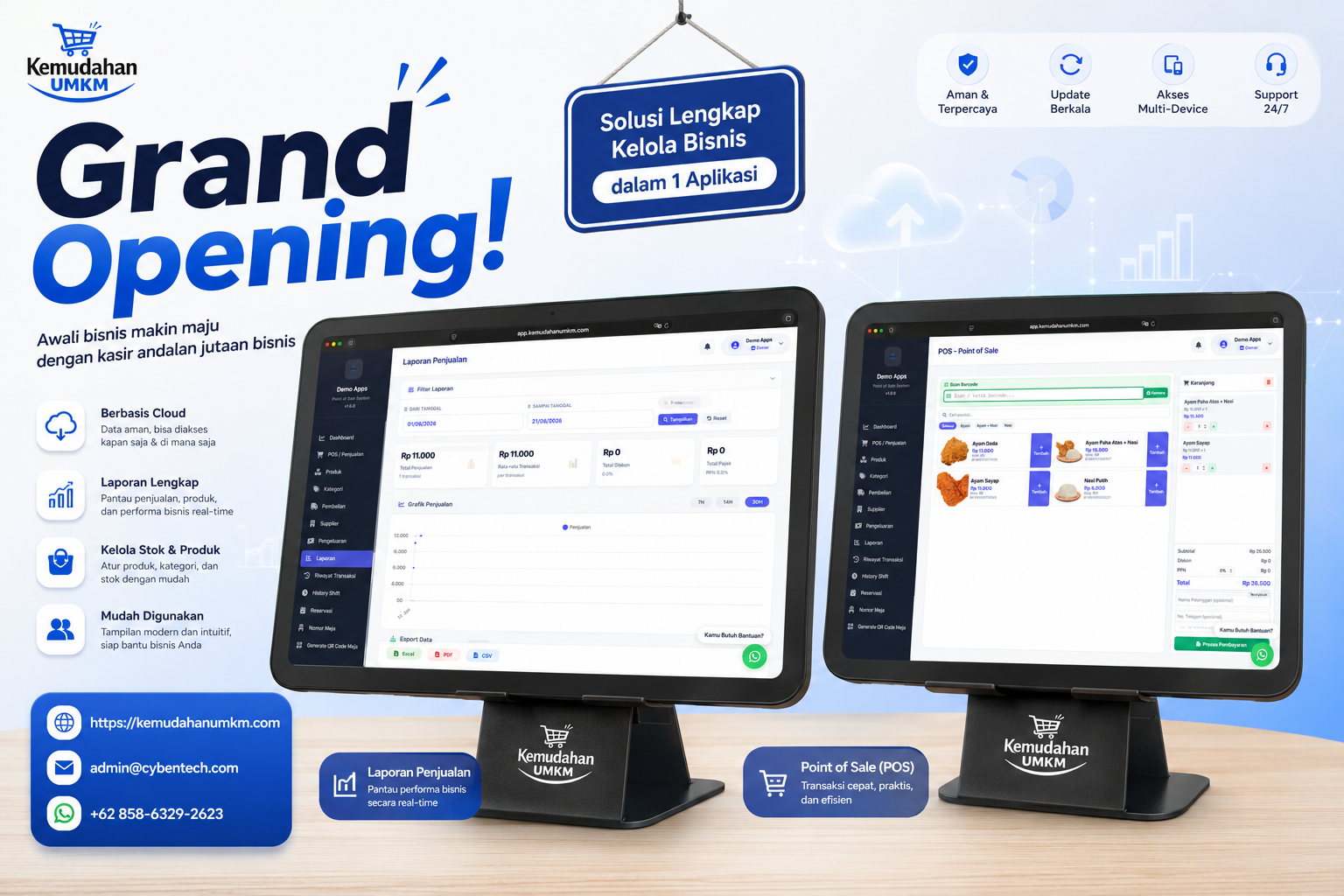 Kemudahan UMKM: Solusi POS Berbasis Cloud untuk Membantu Bisnis Tumbuh Lebih Cepat, Mudah, dan Modern